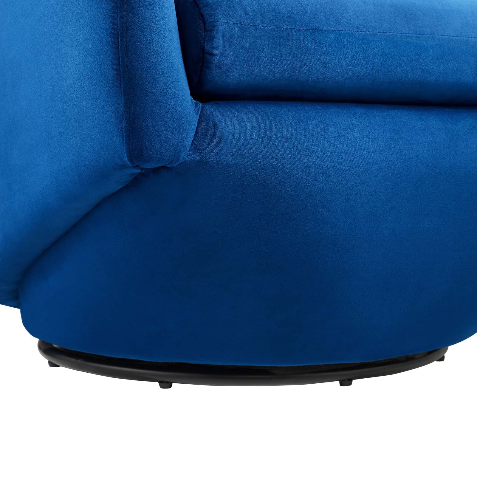 Series Performance Velvet Fabric Swivel Chair By HouseBean