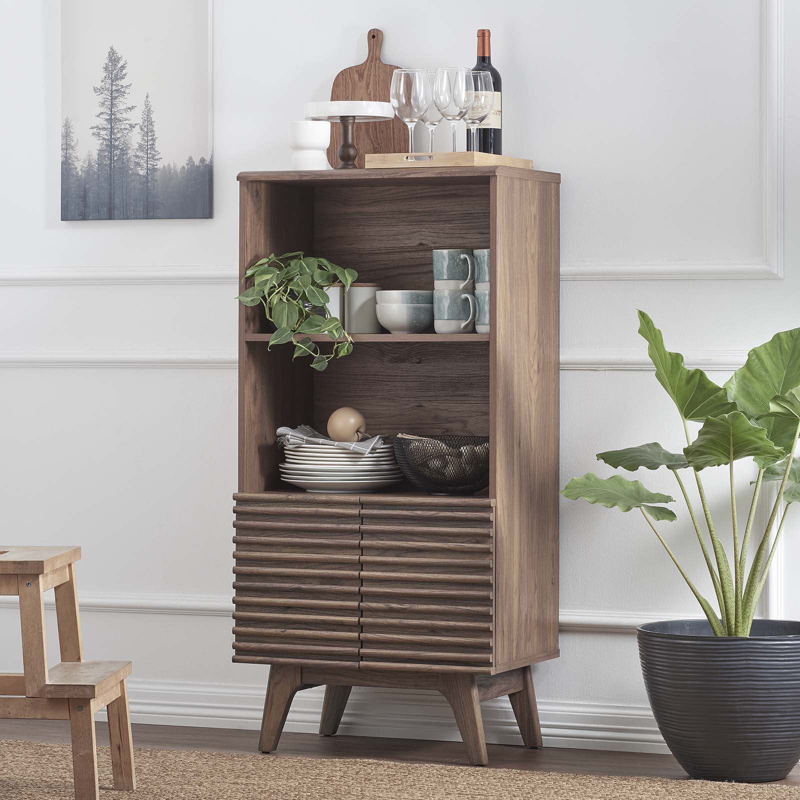 Render Display Cabinet Bookshelf By HouseBean