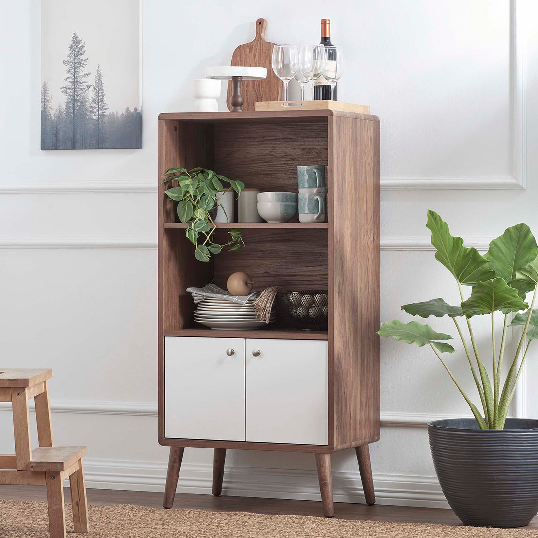 Transmit Display Cabinet Bookshelf by Modway