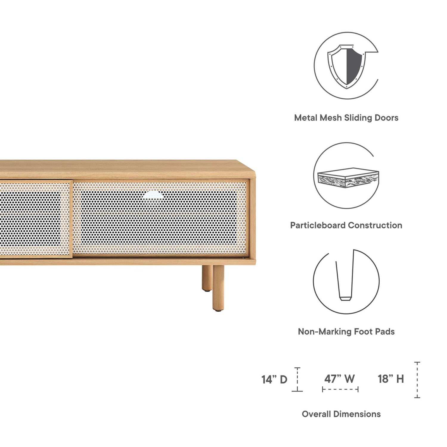 Kurtis 47&quot; TV Stand by Modway