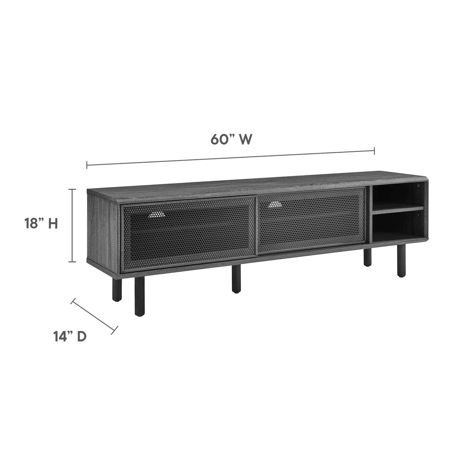 Kurtis 60&quot; TV Stand by Modway