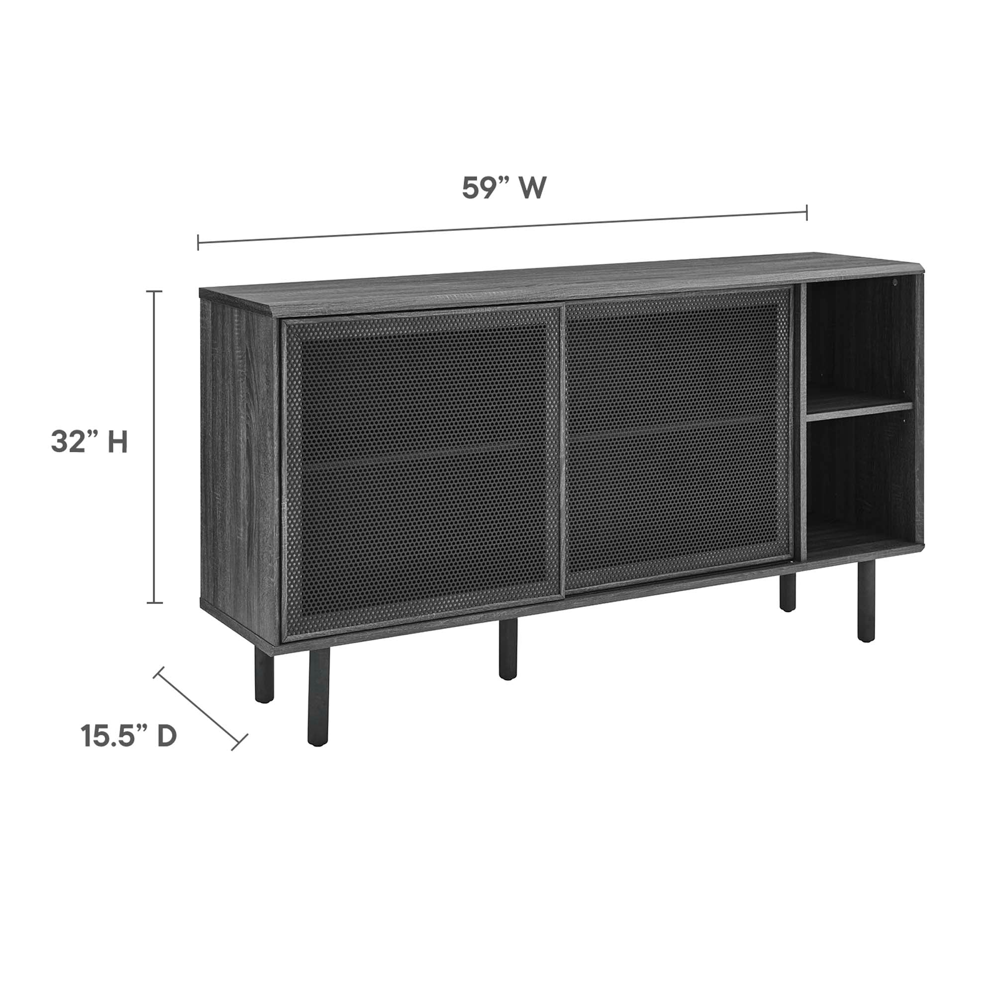 Kurtis 59&quot; Sideboard by Modway