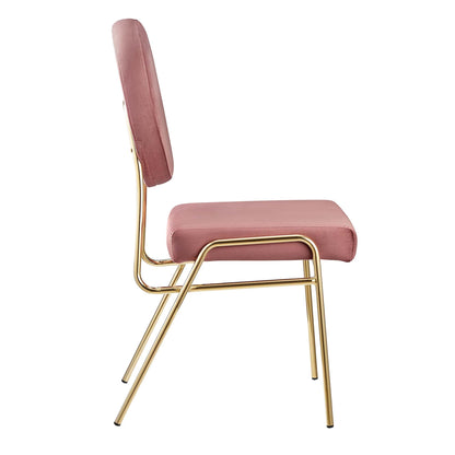 Craft Performance Velvet Dining Side Chair by Modway