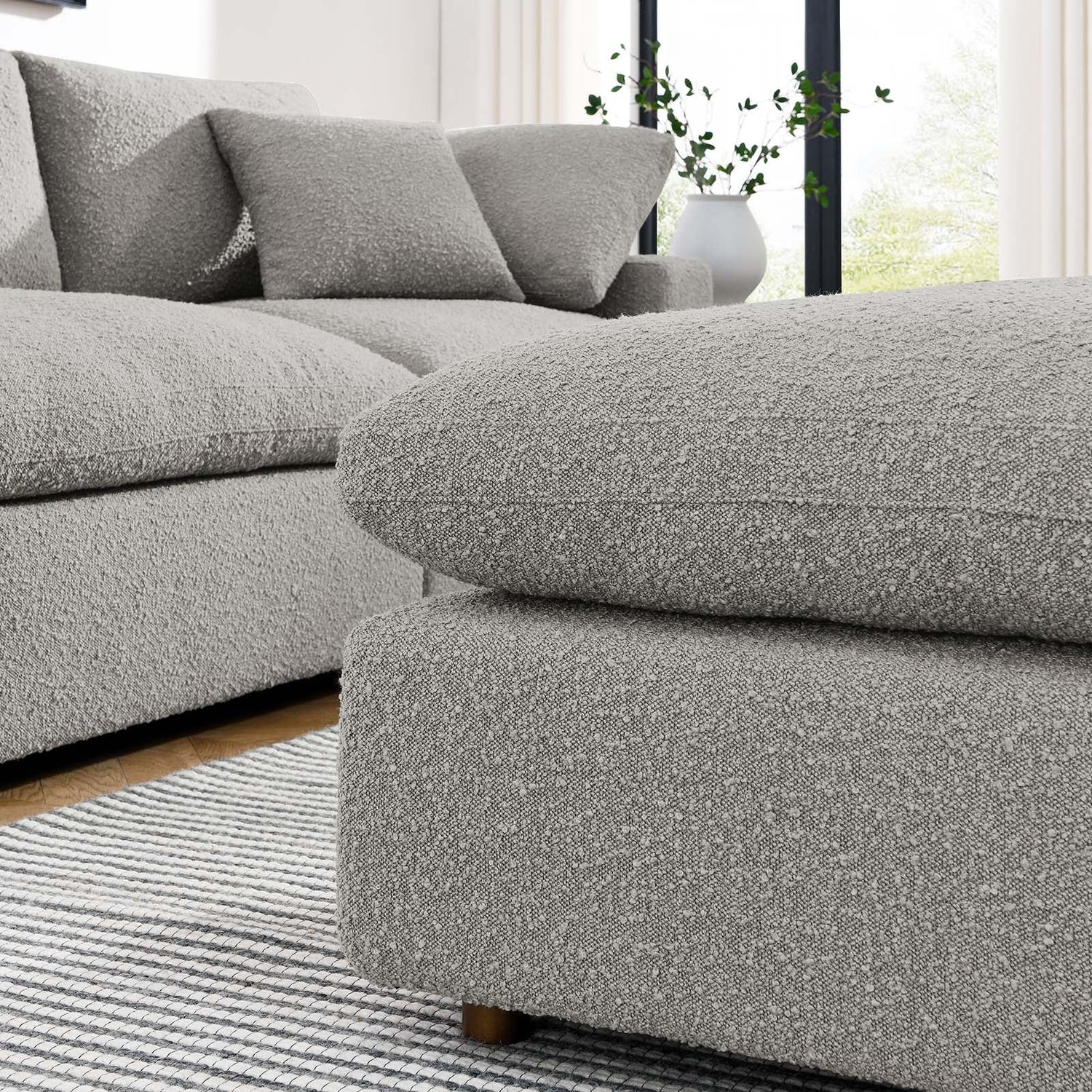 Commix Single Ottoman By HouseBean