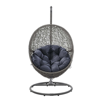 Encase Outdoor Patio Rattan Swing Chair By HouseBean