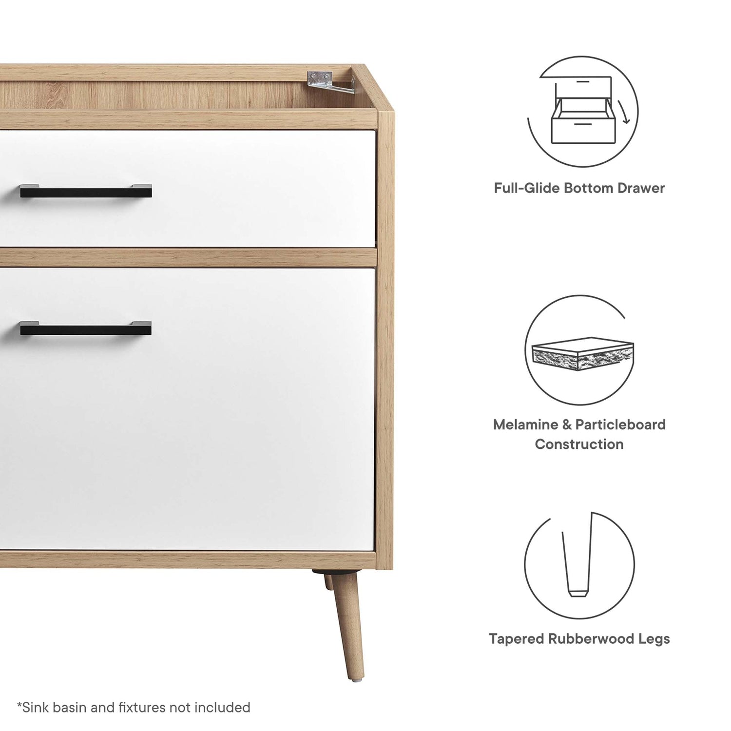 Maverick Bathroom Cabinet Basin Not Included by Modway