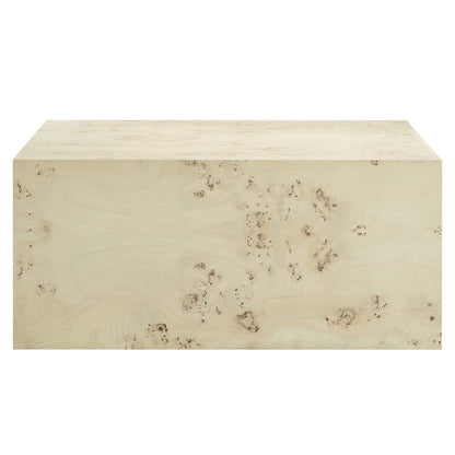 Cosmos 36&quot; Square Burl Wood Coffee Table By HouseBean