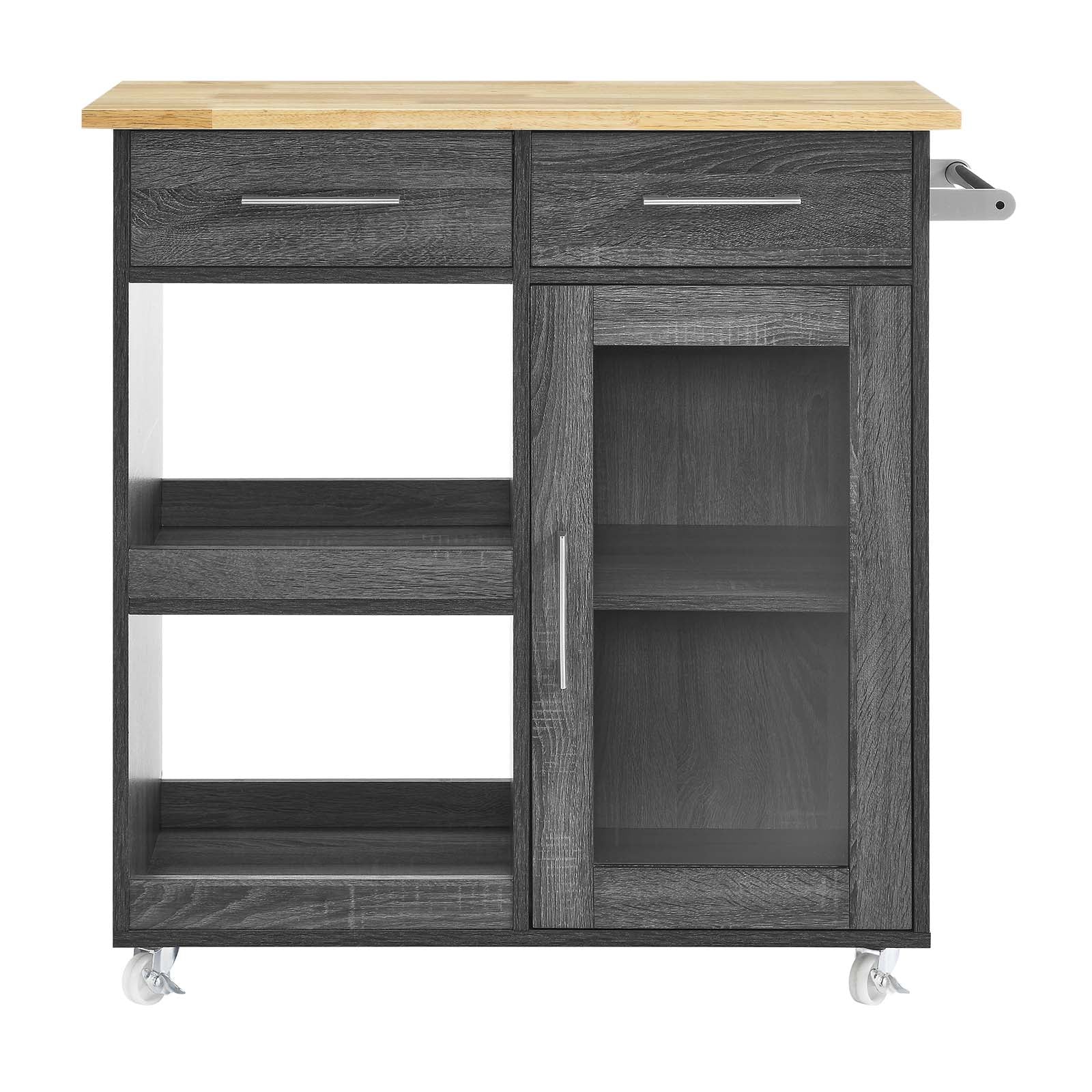 Culinary Kitchen Cart With Towel Bar By HouseBean