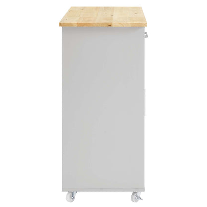 Culinary Kitchen Cart With Towel Bar By HouseBean