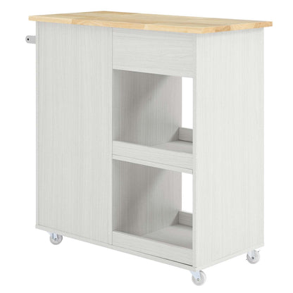 Culinary Kitchen Cart With Towel Bar By HouseBean