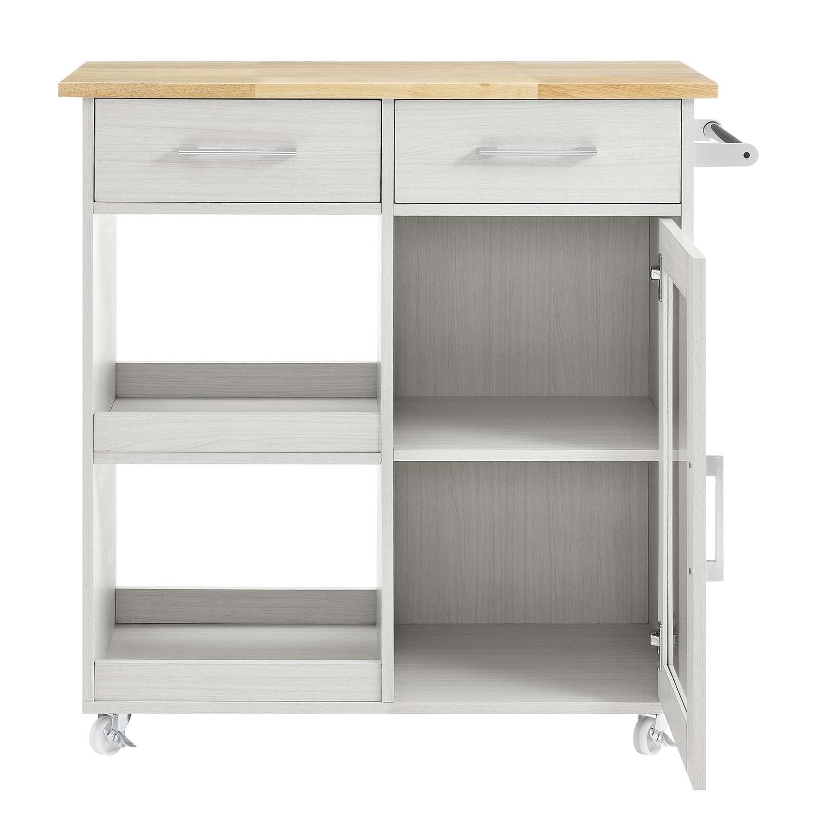 Culinary Kitchen Cart With Towel Bar By HouseBean