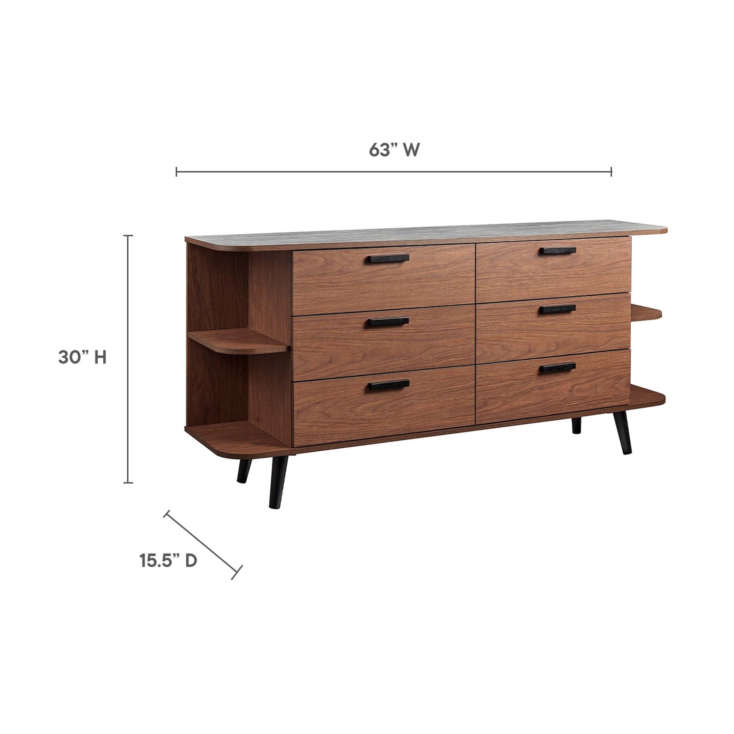 Langston Open Display Storage Sideboard by Modway