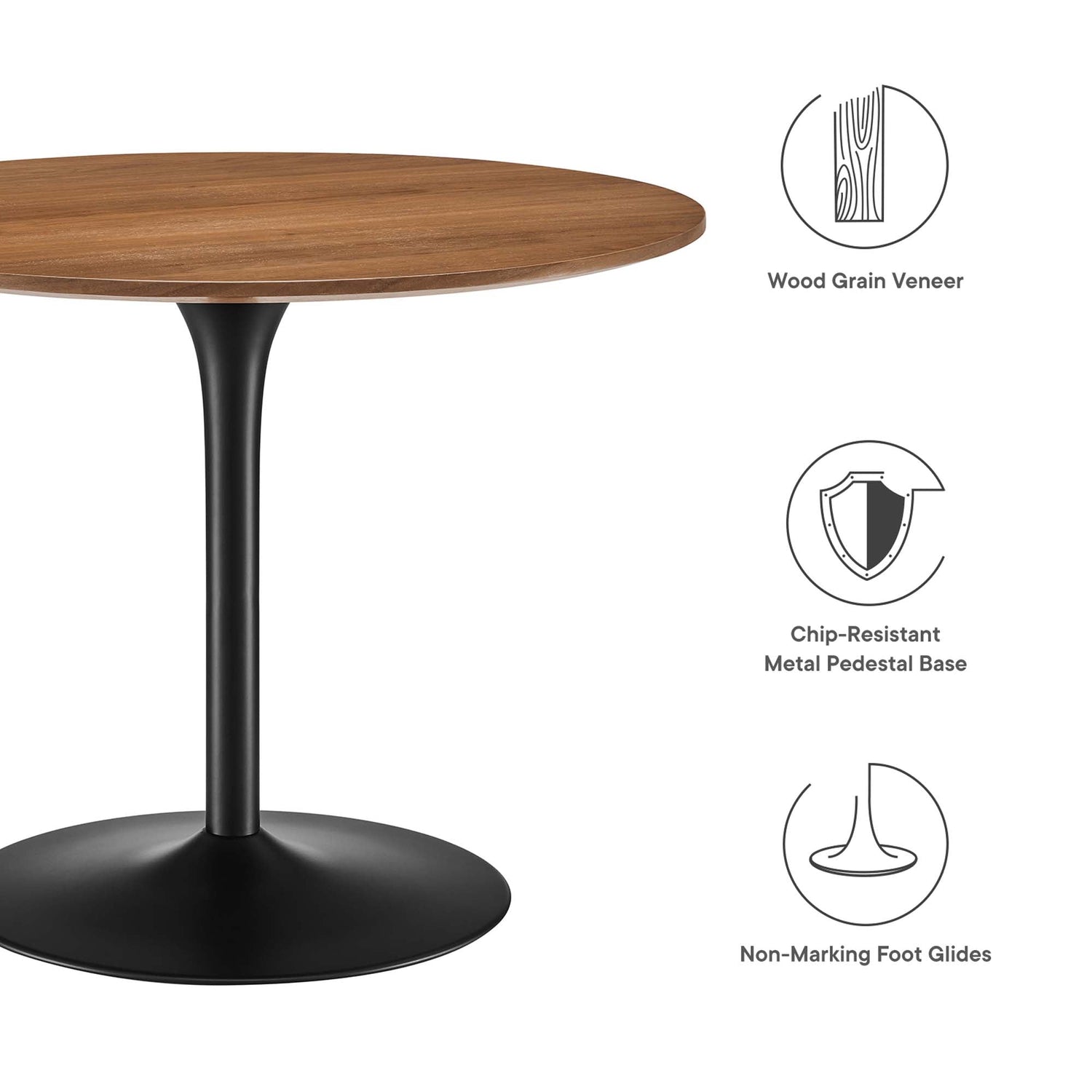 Pursuit 40&quot; Dining Table by Modway