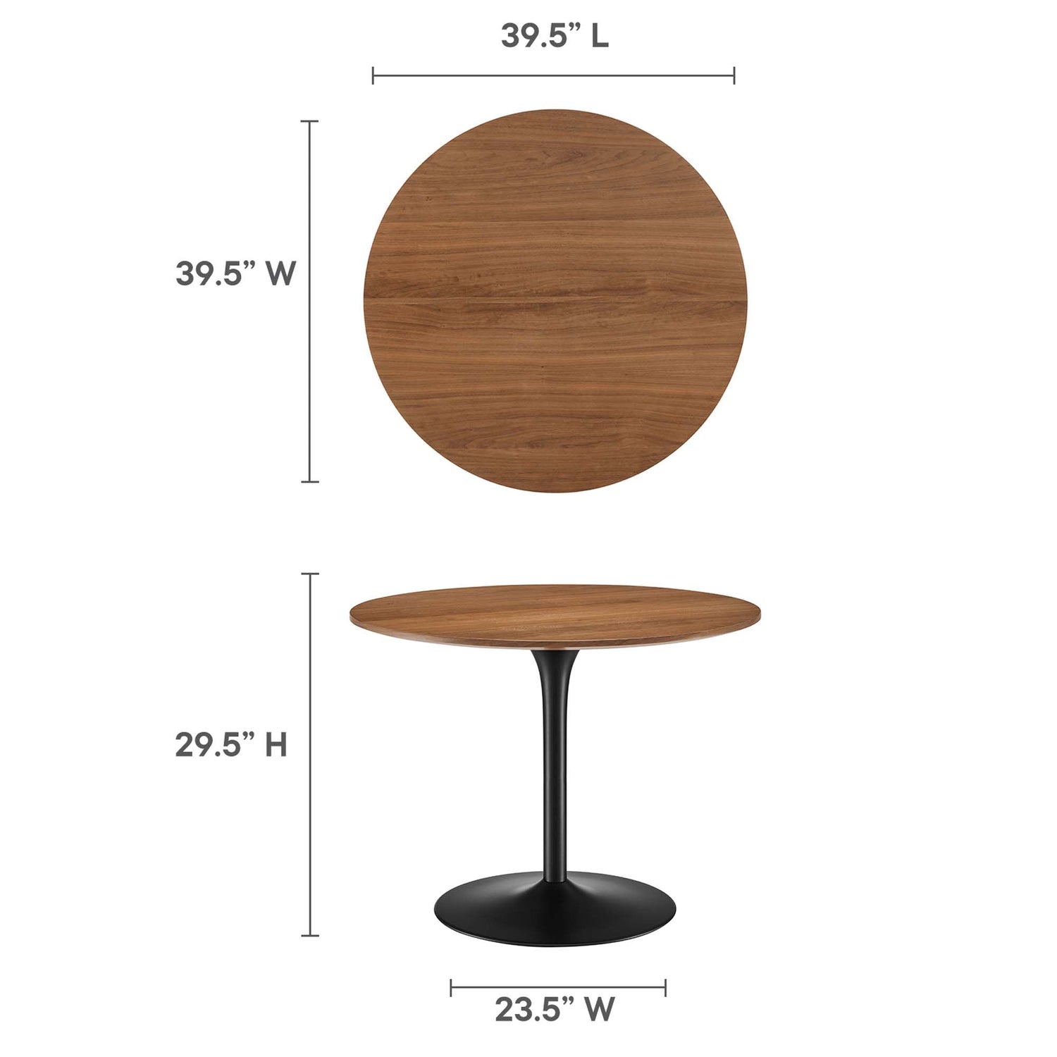 Pursuit 40&quot; Dining Table by Modway