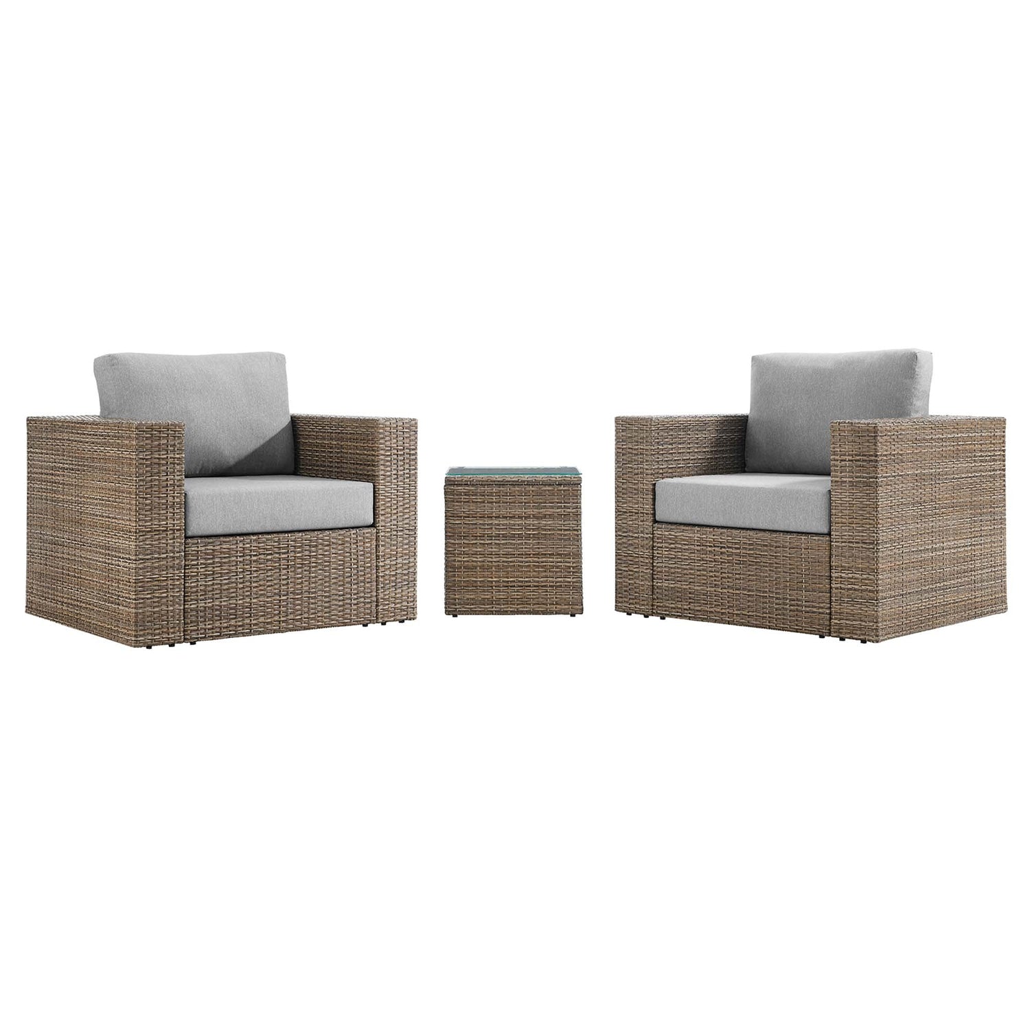 Convene Outdoor Patio Outdoor Patio 3-Piece Furniture Set by Modway