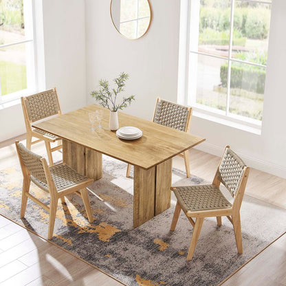 Amistad 60&quot; Wood Dining Table By HouseBean