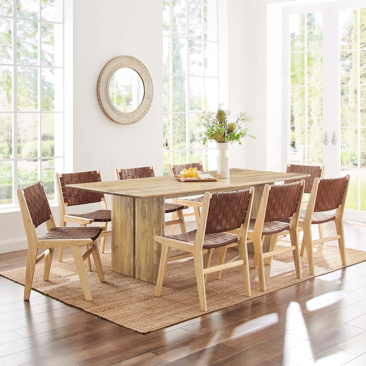 Amistad 86&quot; Wood Dining Table By HouseBean