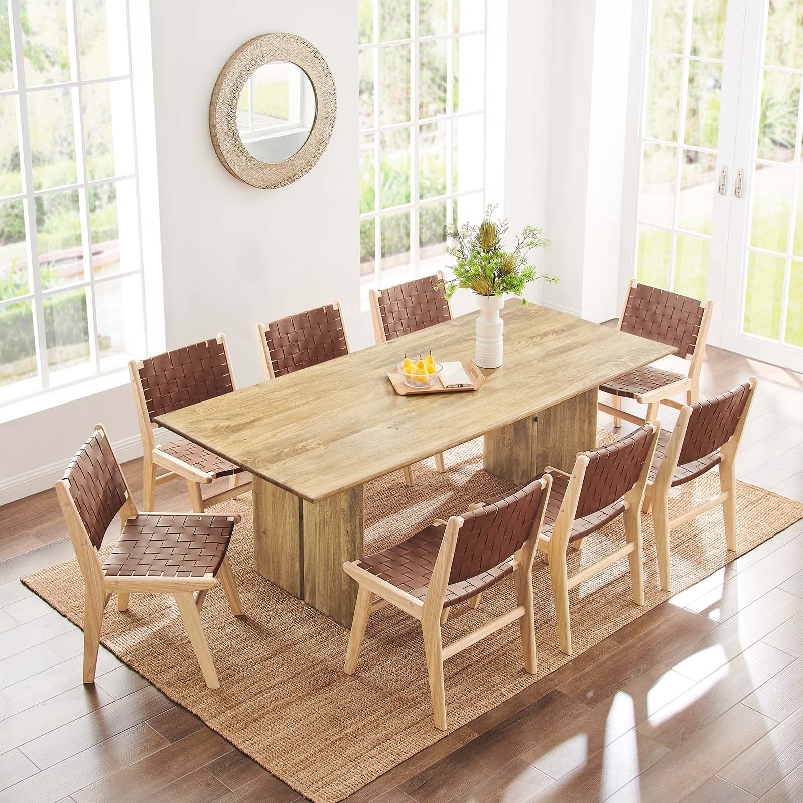 Amistad 86&quot; Wood Dining Table By HouseBean