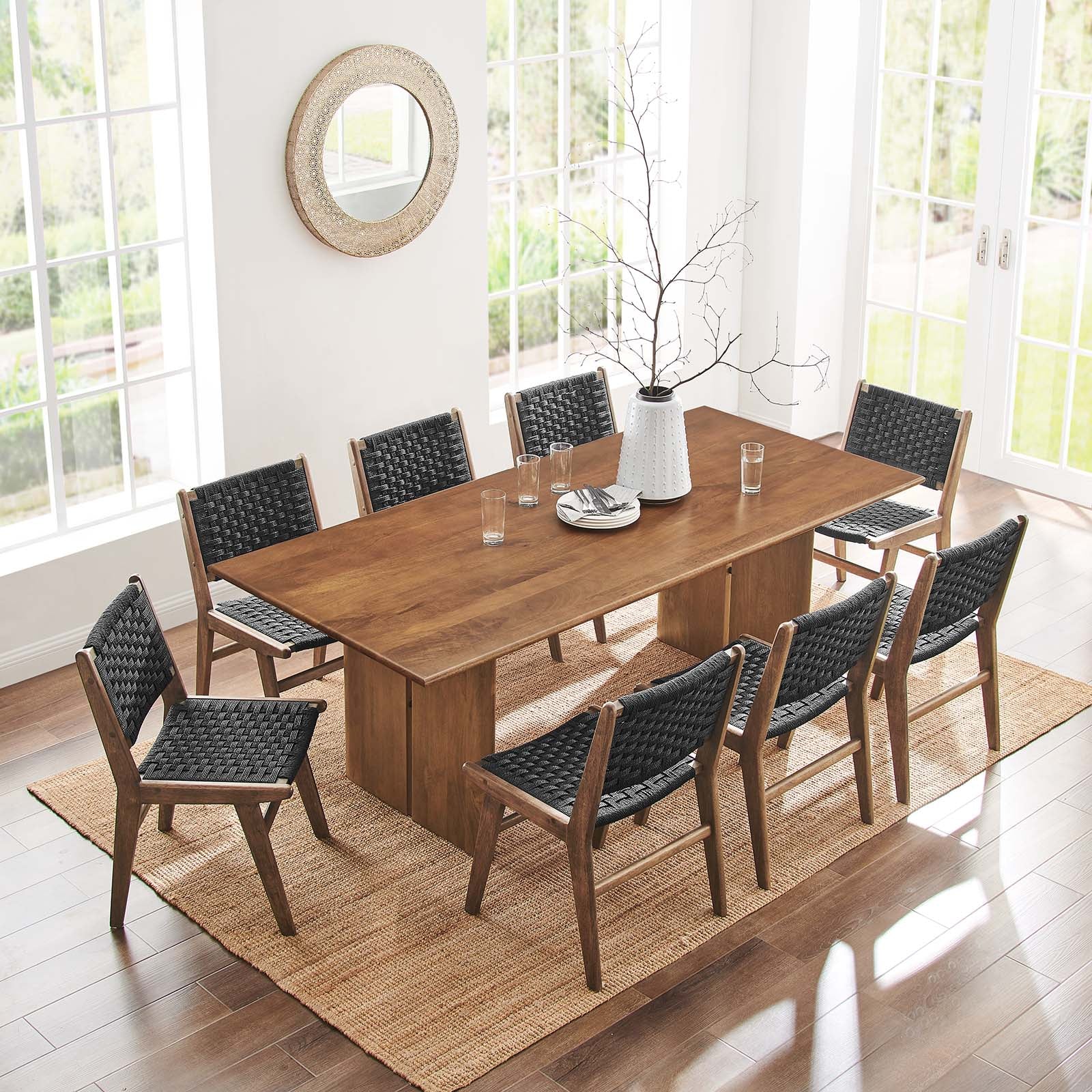 Amistad 86&quot; Wood Dining Table By HouseBean