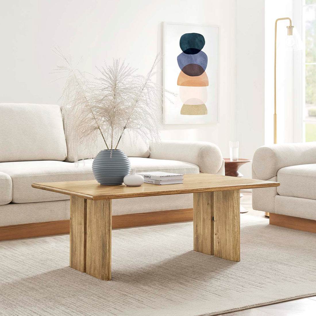 Amistad Wood Coffee Table By HouseBean