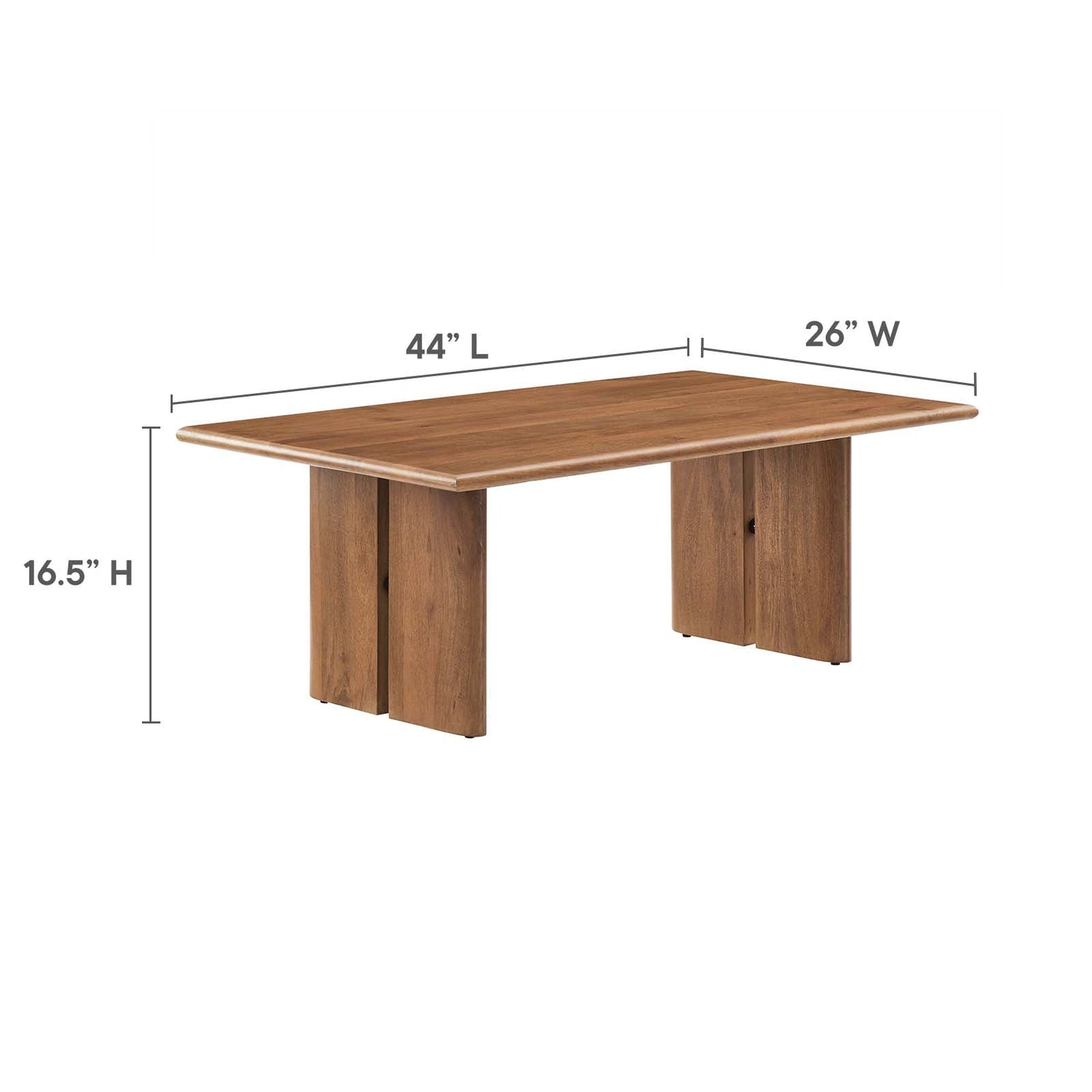 Amistad Wood Coffee Table By HouseBean