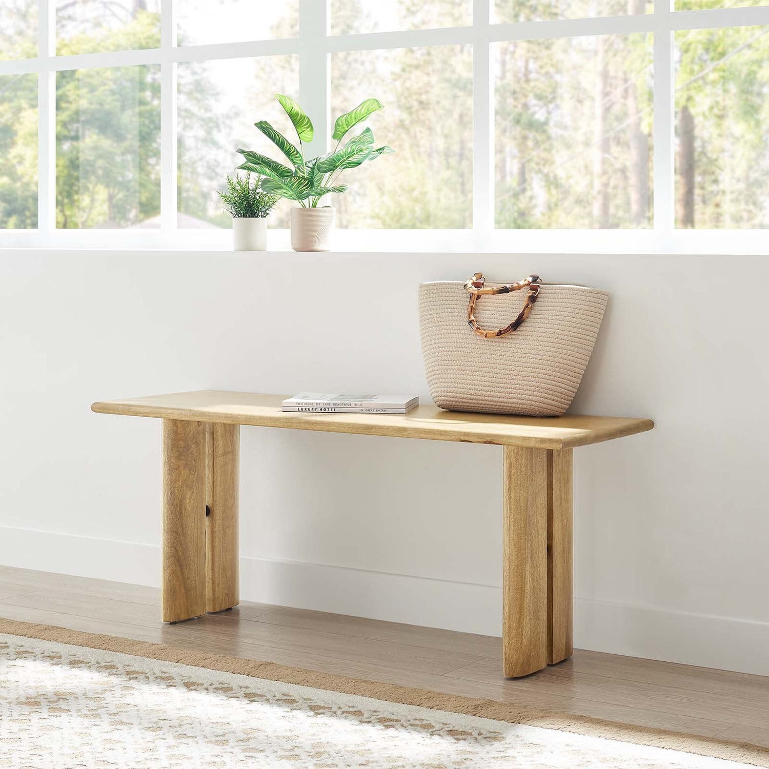 Amistad 46&quot; Wood Bench By HouseBean