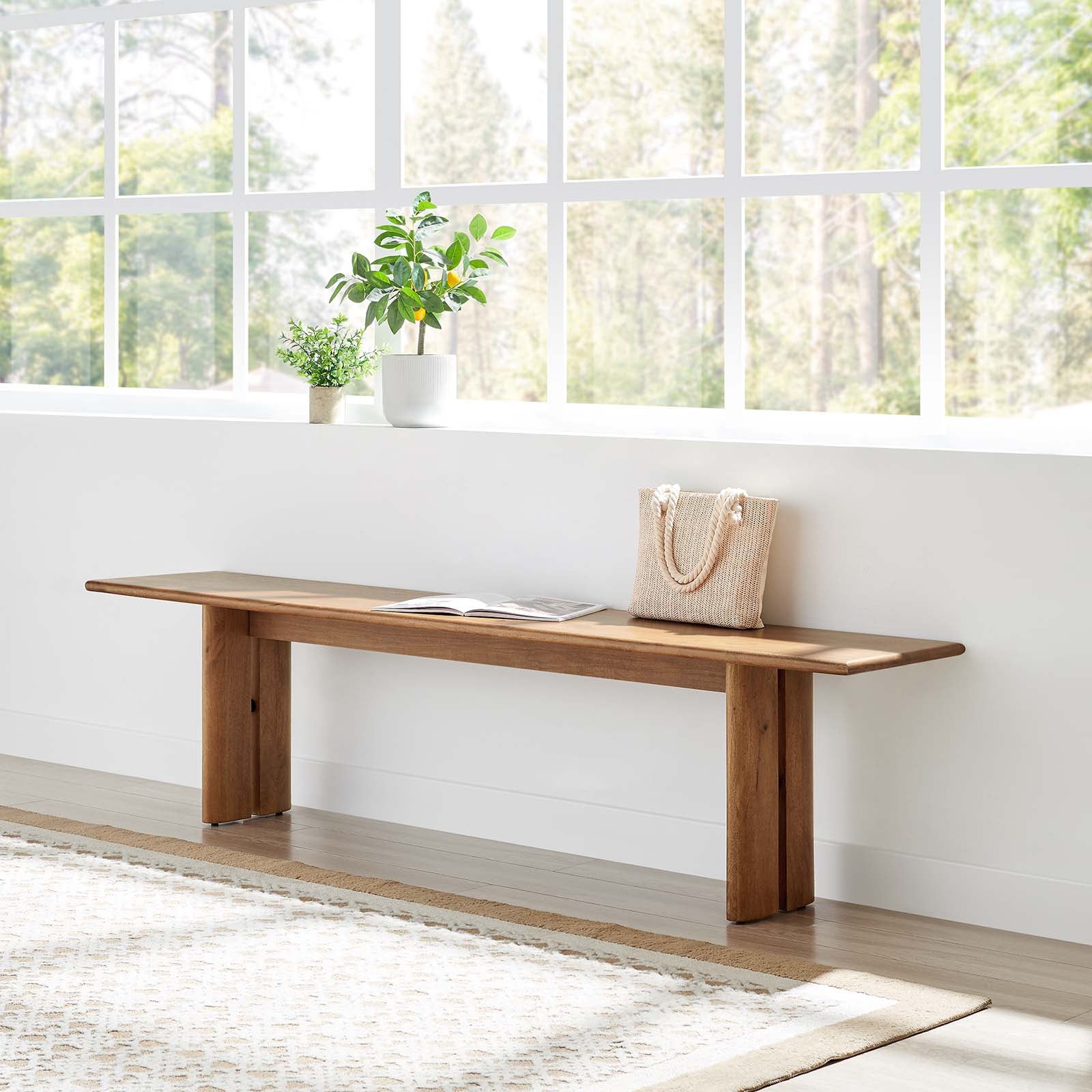 Amistad 72&quot; Wood Bench By HouseBean