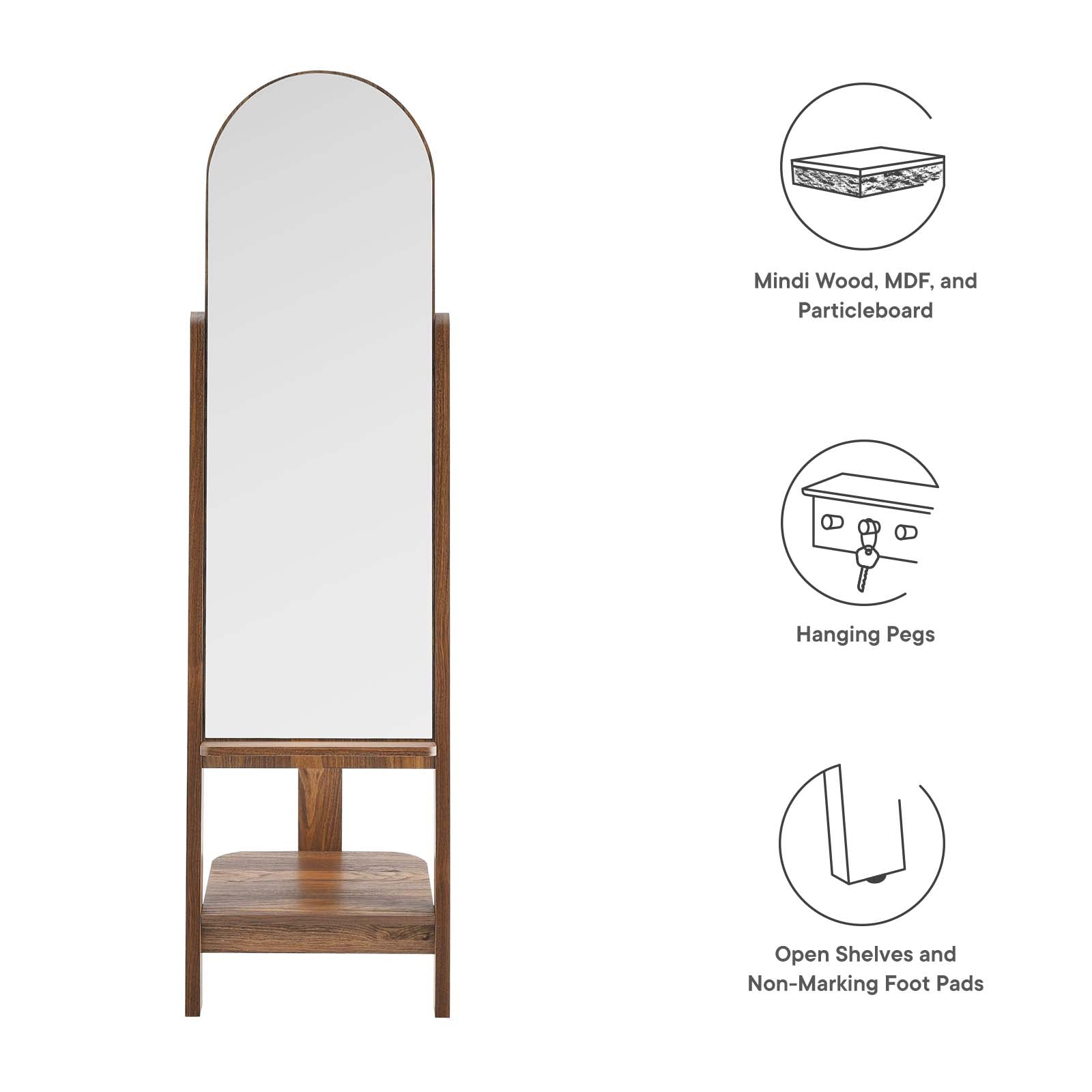 Ascend Standing Mirror By HouseBean