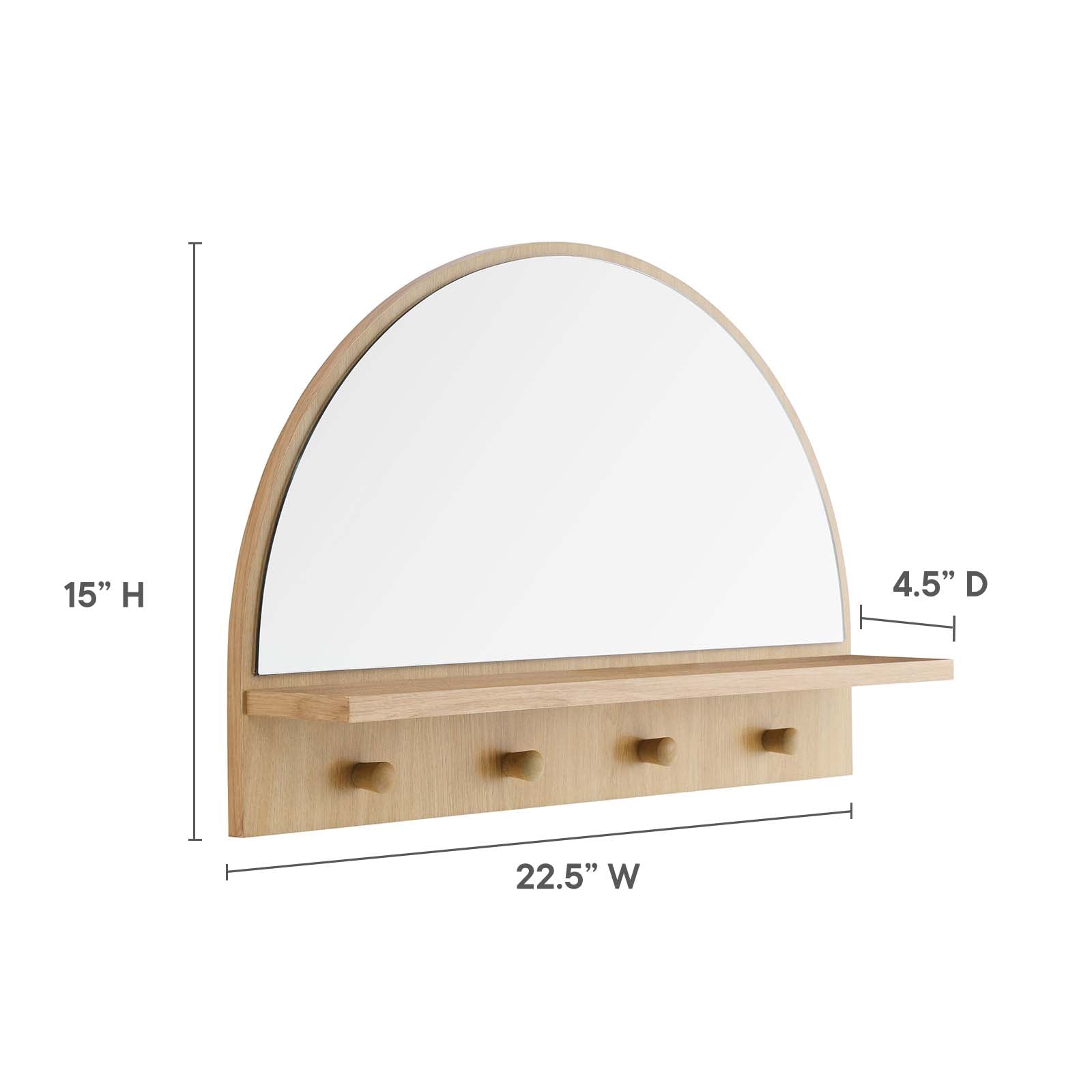 Moonbeam Arched Mirror By HouseBean