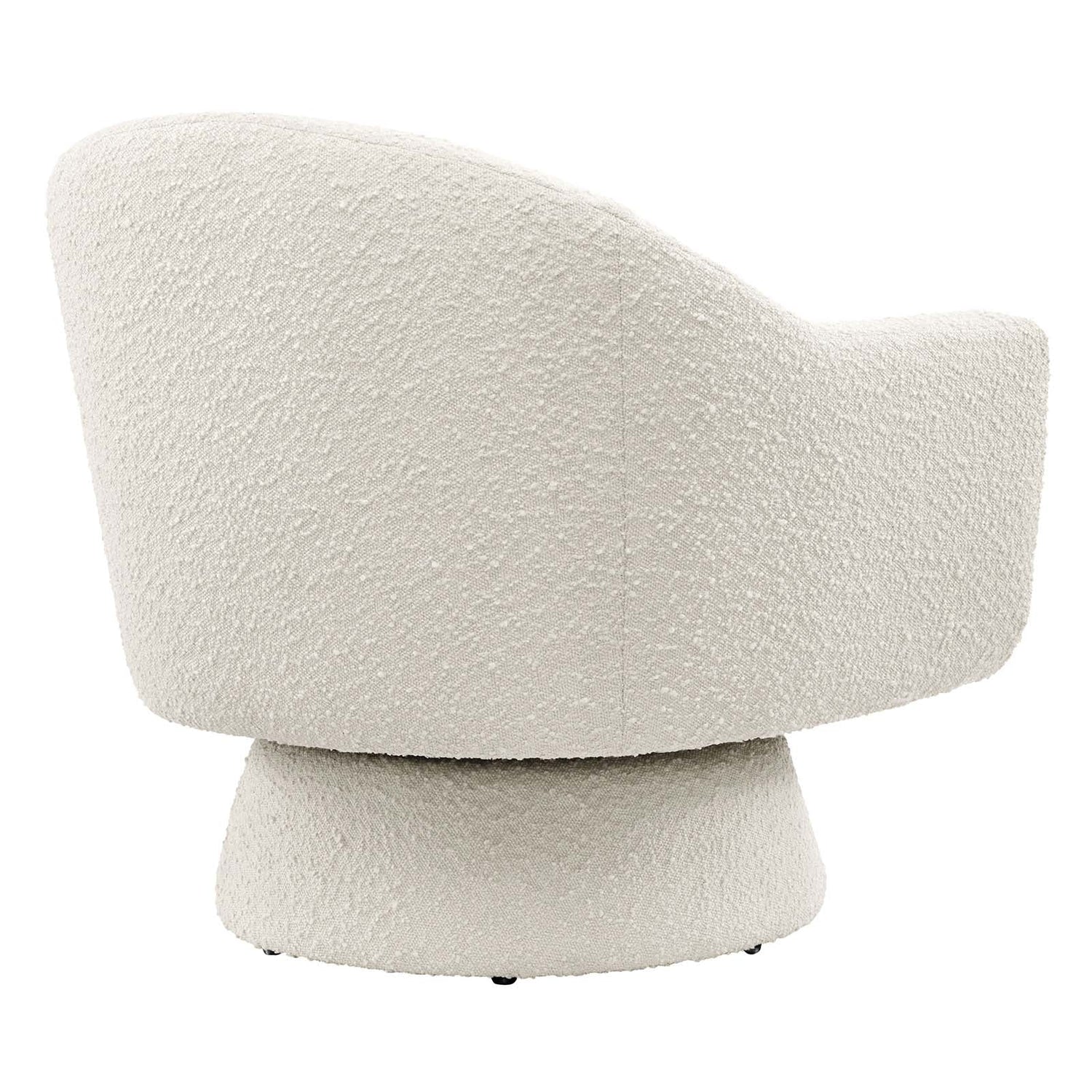 Astral Boucle Fabric Boucle Fabric Swivel Chair By HouseBean