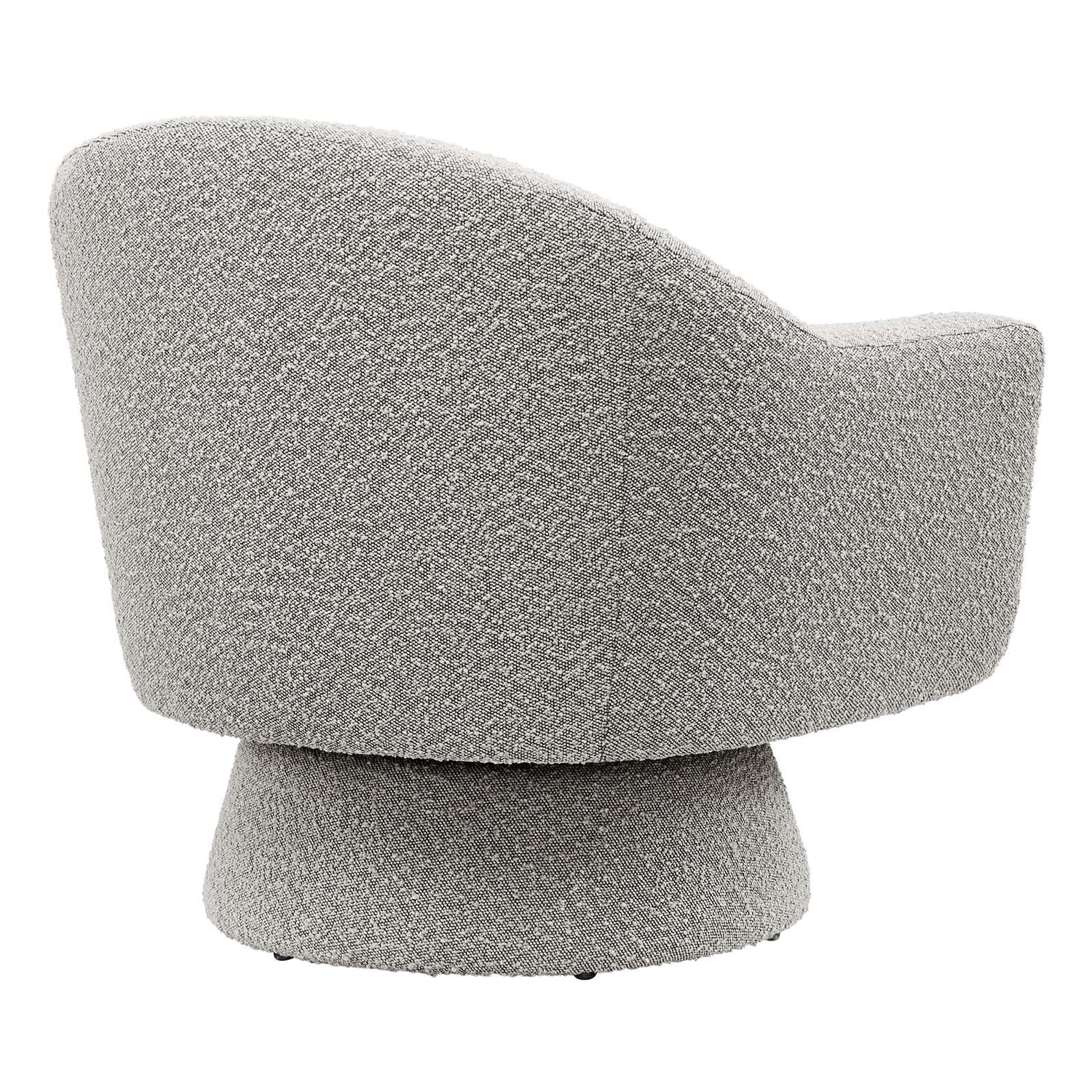 Astral Boucle Fabric Boucle Fabric Swivel Chair By HouseBean