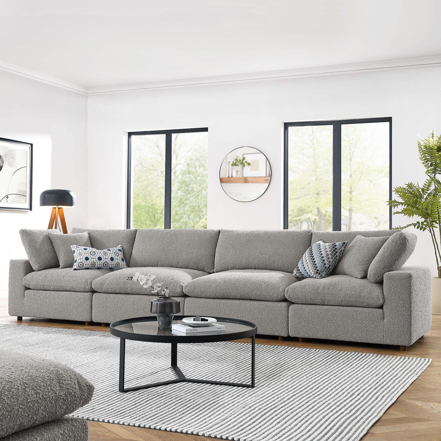 Commix Extra Large Sofa Sectional by Modway