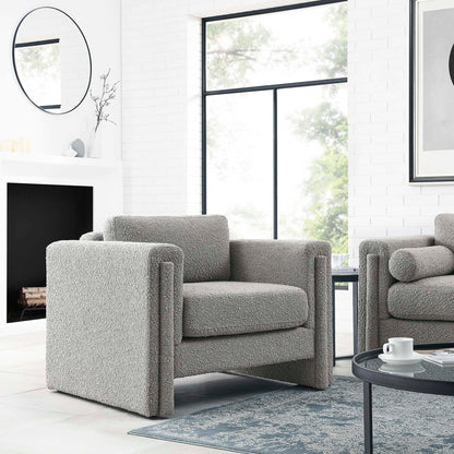 Visible Boucle Fabric Armchair by Modway