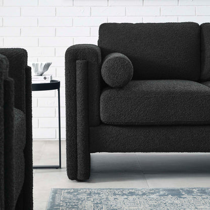 Visible Boucle Fabric Loveseat by Modway
