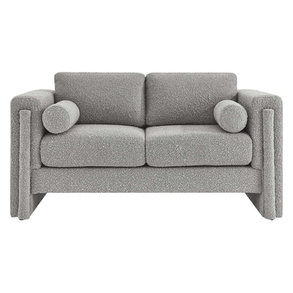 Visible Boucle Fabric Loveseat by Modway