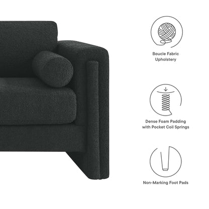 Visible Boucle Fabric Sofa by Modway