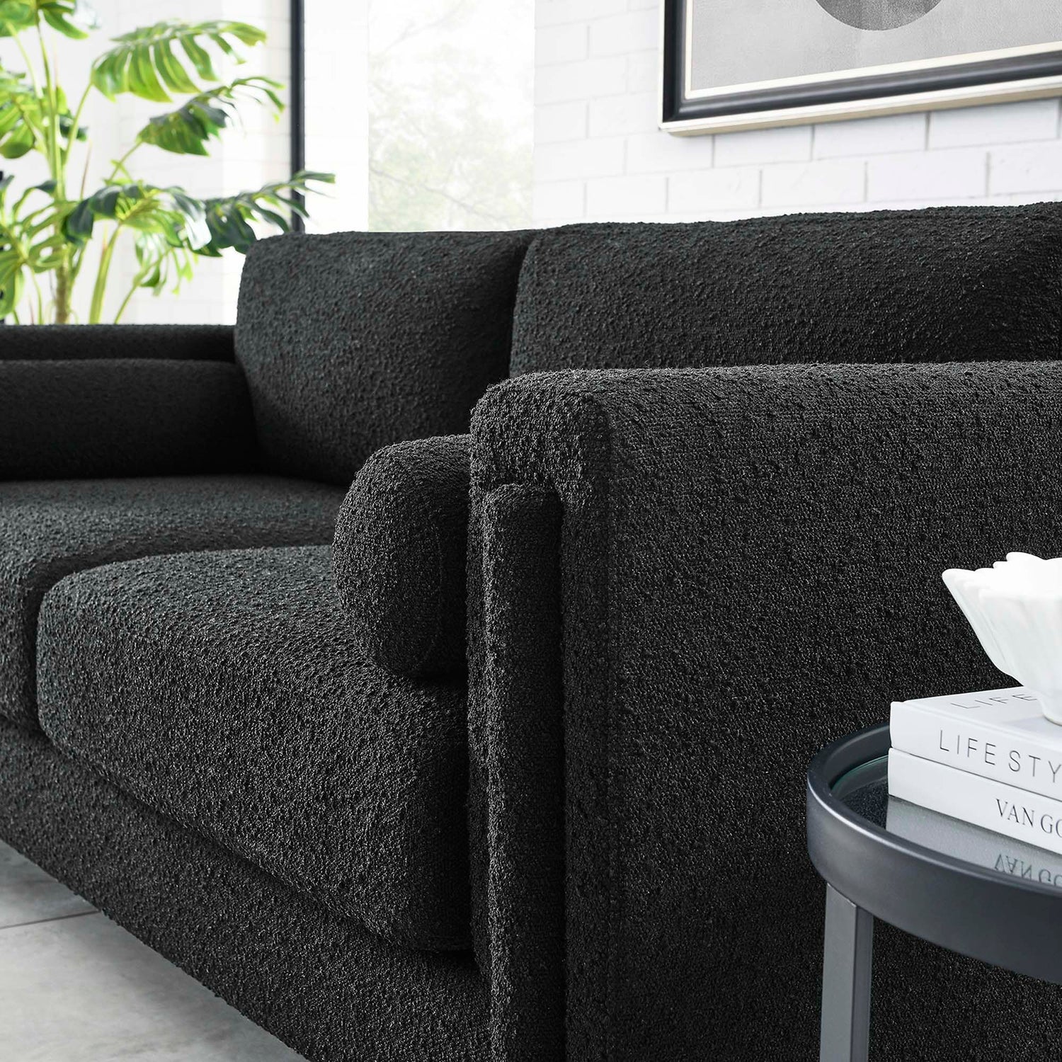 Visible Boucle Fabric Sofa by Modway