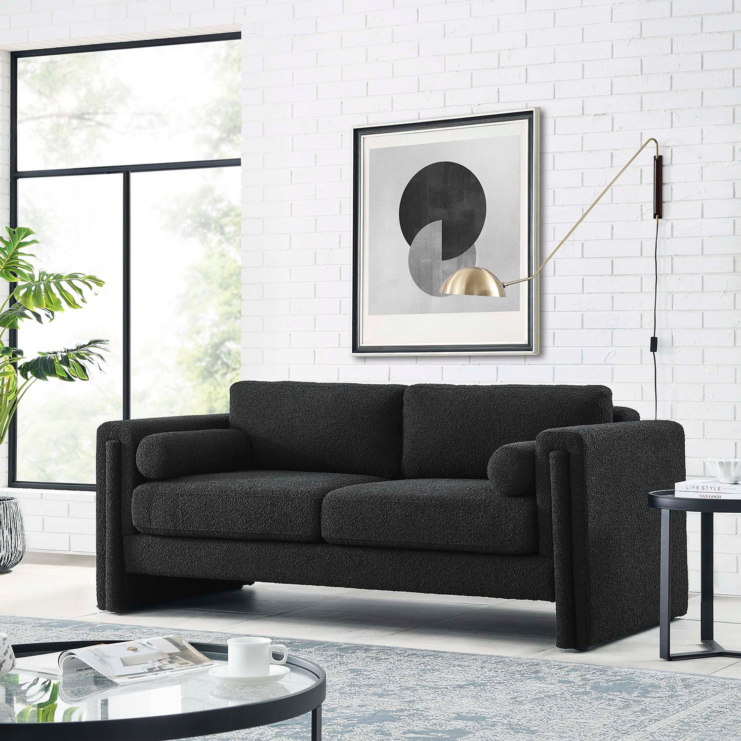 Visible Boucle Fabric Sofa by Modway