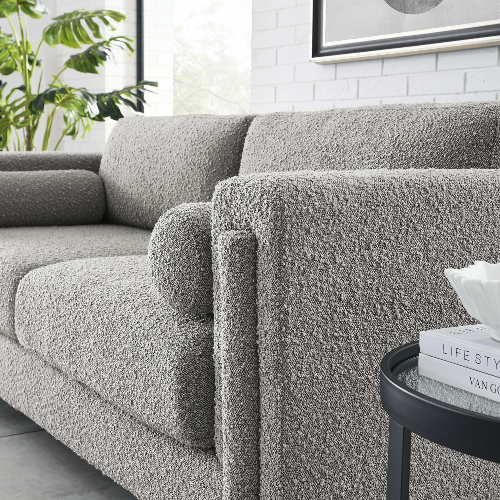 Visible Boucle Fabric Sofa by Modway