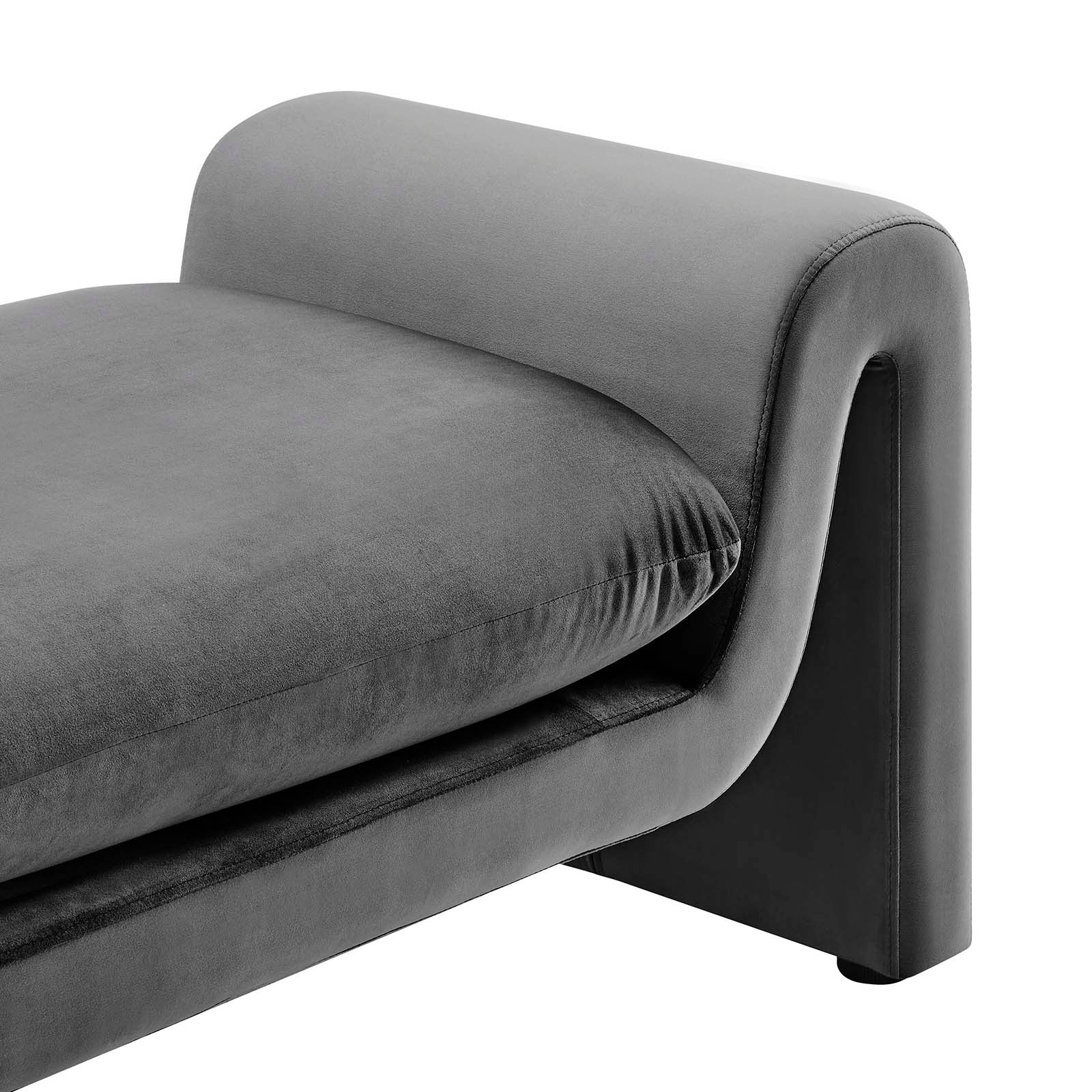 Waverly Performance Velvet Bench By HouseBean