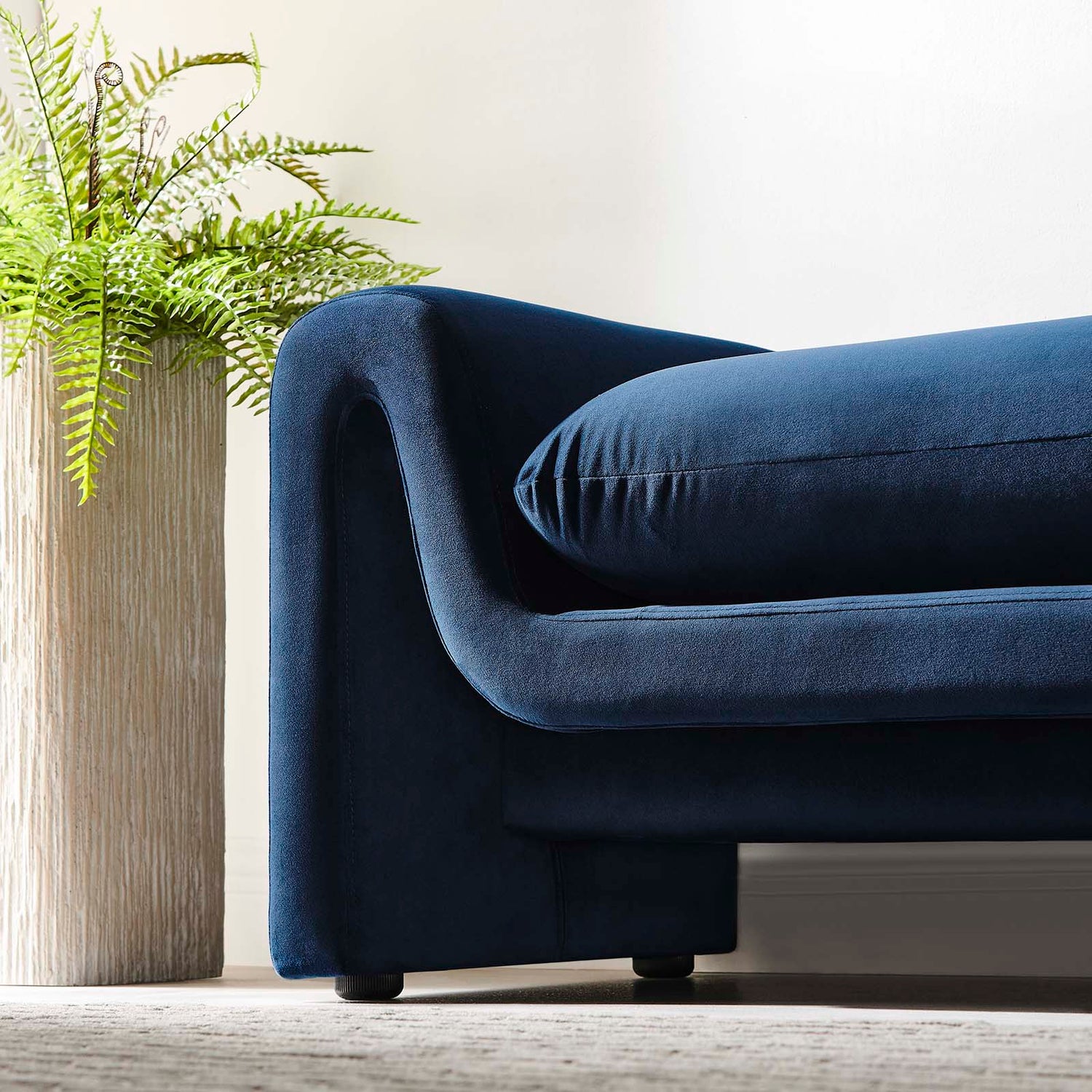 Waverly Performance Velvet Bench By HouseBean