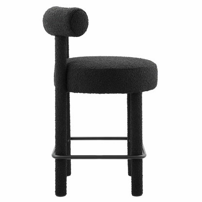 Toulouse Boucle Fabric Counter Stool By HouseBean