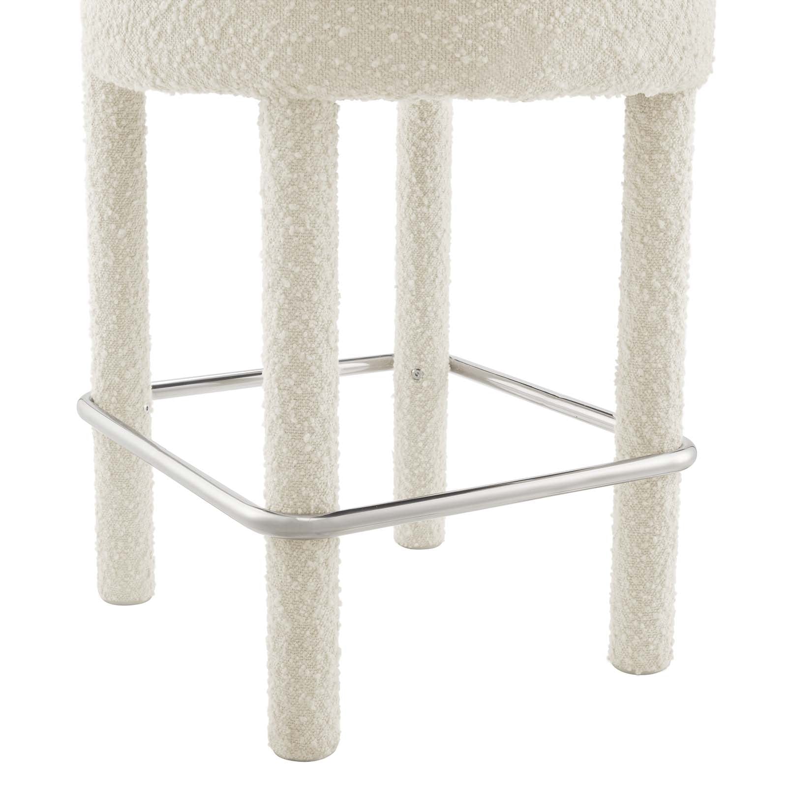 Toulouse Boucle Fabric Counter Stool By HouseBean