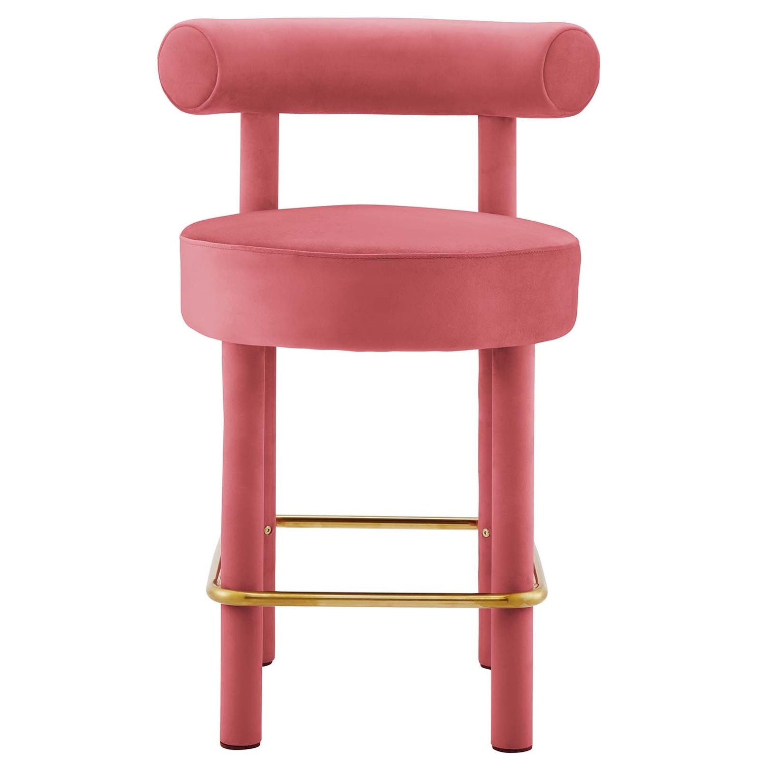 Toulouse Performance Velvet Counter Stool By HouseBean