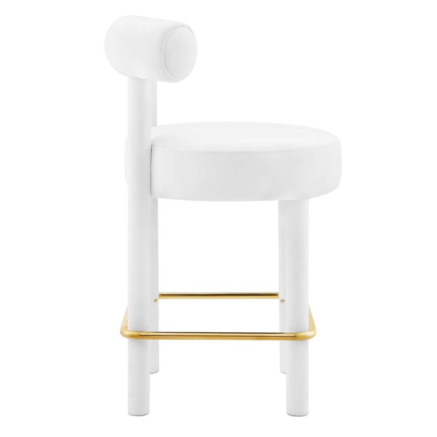 Toulouse Performance Velvet Counter Stool By HouseBean