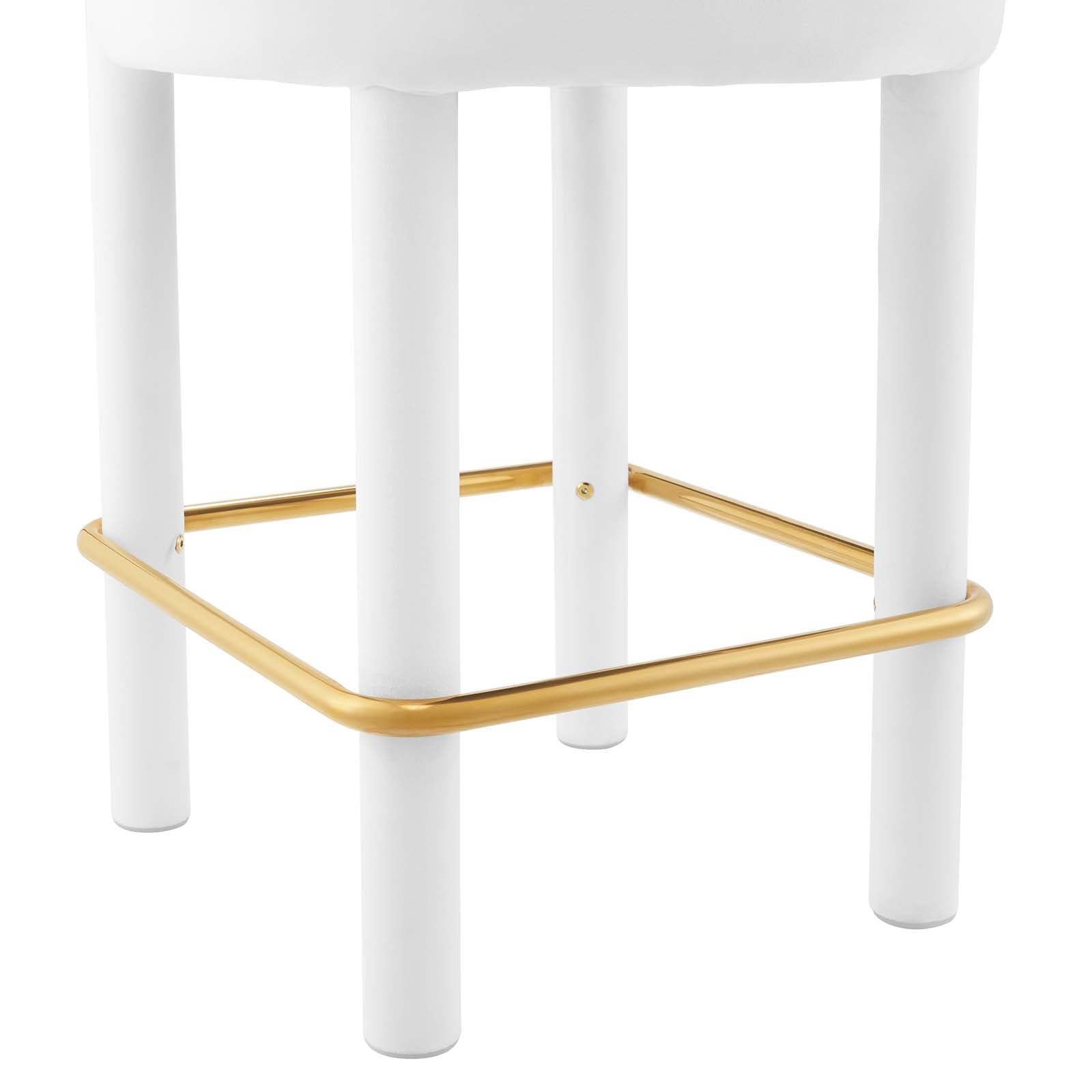 Toulouse Performance Velvet Counter Stool By HouseBean