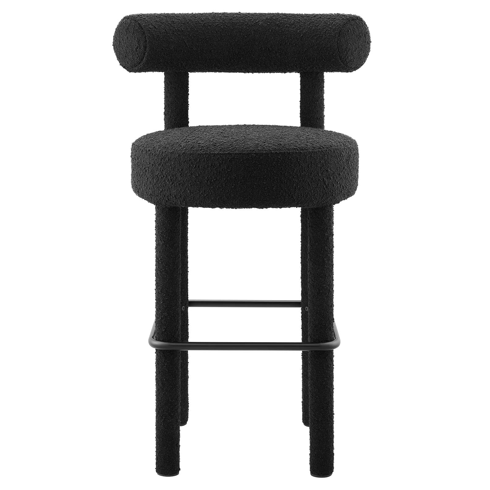 Toulouse Boucle Fabric Bar Stool By HouseBean