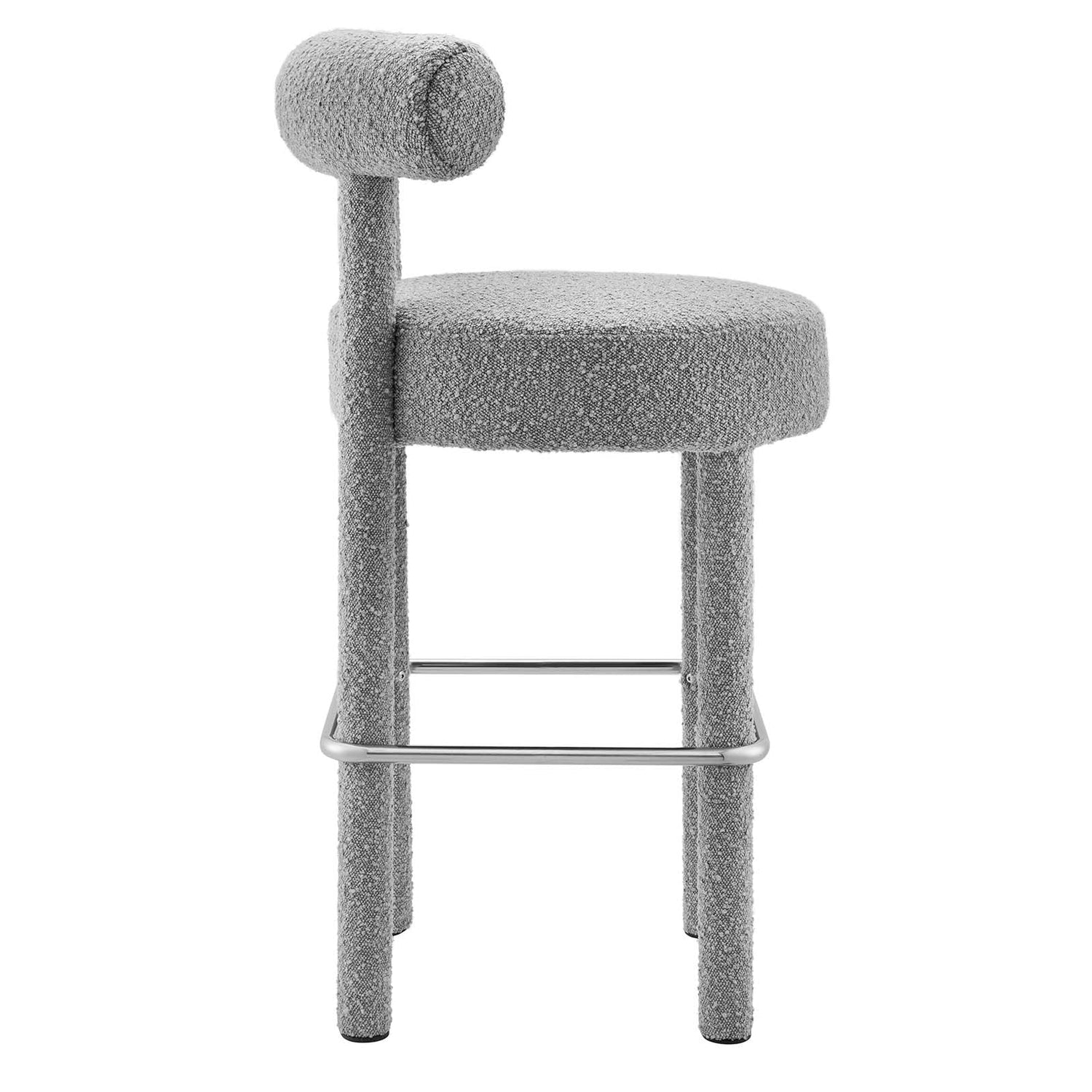 Toulouse Boucle Fabric Bar Stool By HouseBean