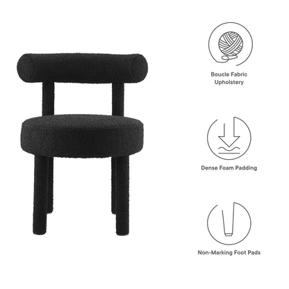 Toulouse Boucle Fabric Dining Chair by Modway
