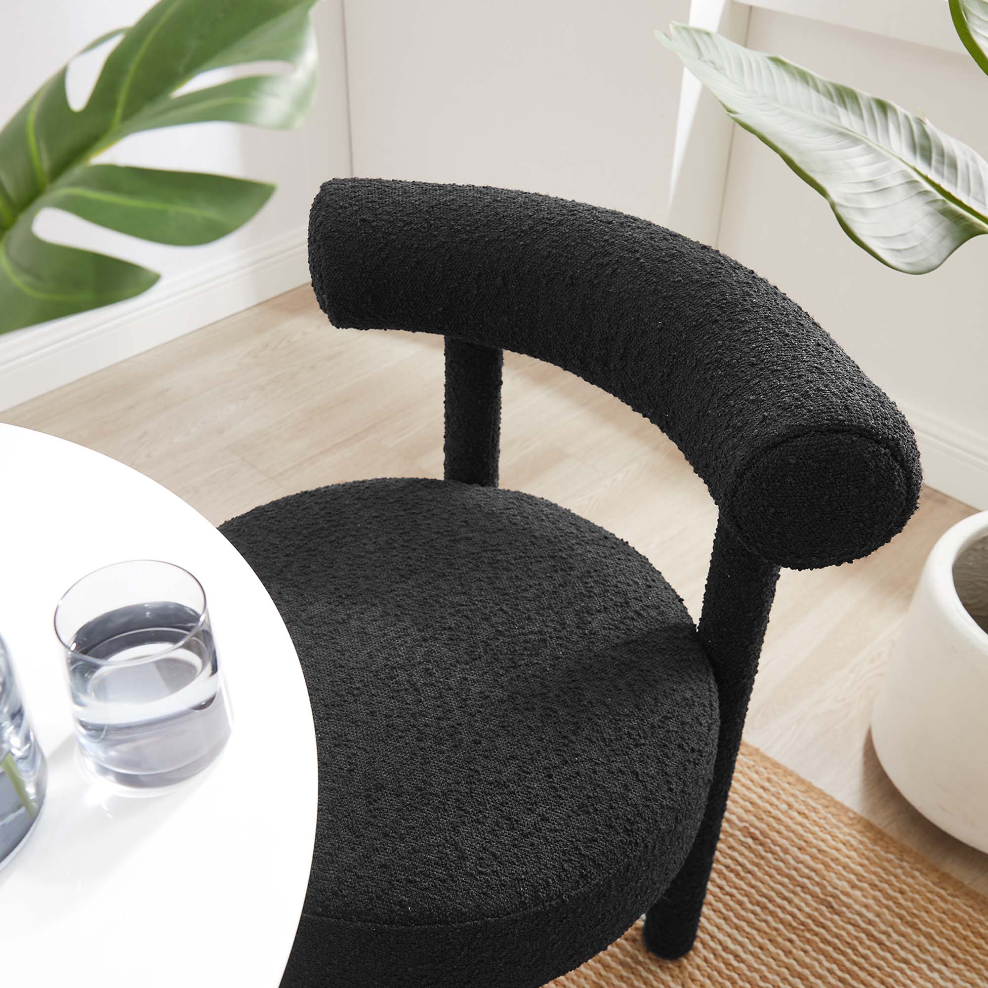 Toulouse Boucle Fabric Dining Chair by Modway